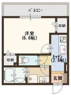 ラ・エスペランサ【2階】の間取り