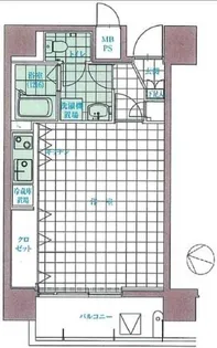 ヴィータローザ横濱吉野町【4階】の間取り