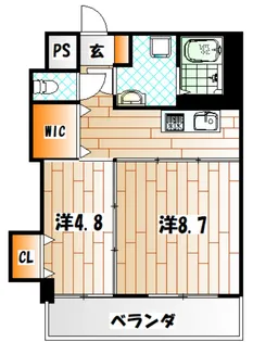 ベーシックビルディング八幡【2階】の間取り