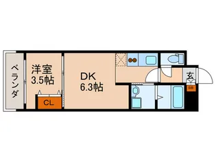 ハイツアバンテ【3階】の間取り