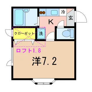 ユーカリ【2階】の間取り