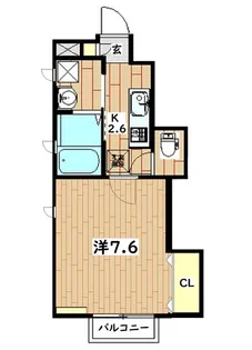 ホワイト カーサ【1階】の間取り