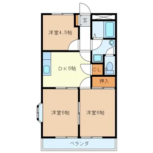 ストーンパレス【2階】の間取り