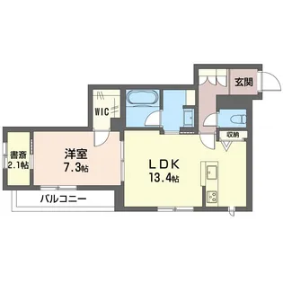 メゾン オルジュ【1階】の間取り