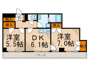 BUTLER M【4階】の間取り