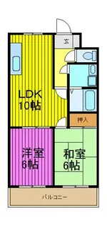 ミナモトマンションIII【3階】の間取り