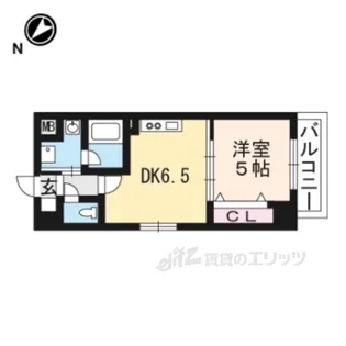 アール・ツー・コート【4階】の間取り