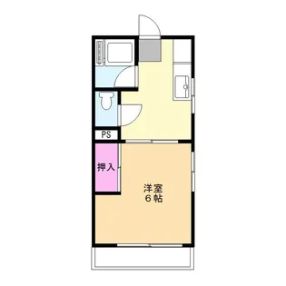 フラワーハイツ【2階】の間取り