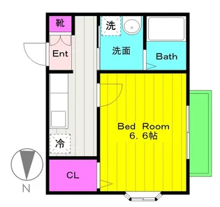 プレデガール百合ヶ丘3【2階】の間取り