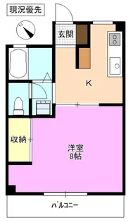 クロックパレス【1階】の間取り