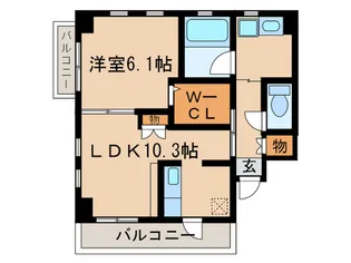 VILLA琴【2階】の間取り