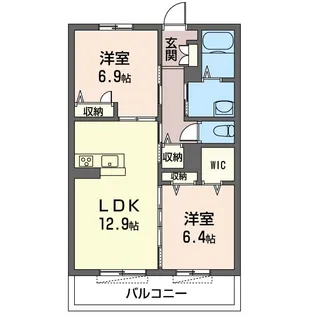 サンレイク II【3階】の間取り