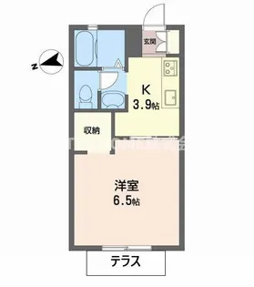 グランシード【1階】の間取り