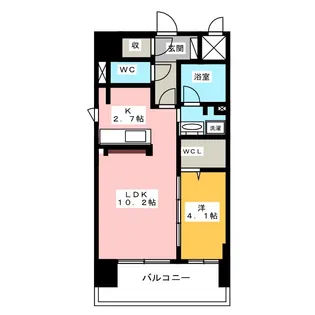 My Fair 尾頭橋【2階】の間取り