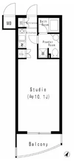 MFPR代々木タワー【4階】の間取り