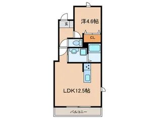 ブランレオーノ南須磨【3階】の間取り