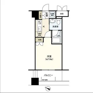 レジデンス片平【7階】の間取り