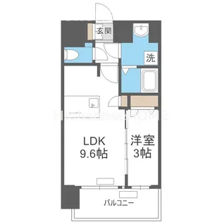 プレサンス深江橋ラヴィゲート【13階】の間取り