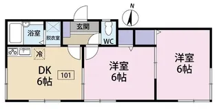ローズコート【1階】の間取り
