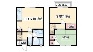 グリーンハイツ【1階】の間取り