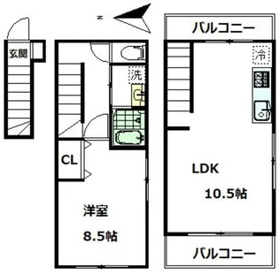 セレ初台【3階】の間取り