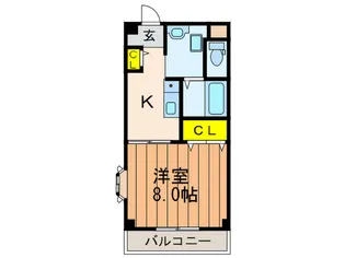 アメニティーステーション東山【4階】の間取り