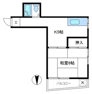 船坂ビル【3階】の間取り