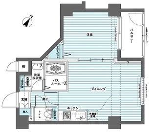 フェニックス代田橋North【1階】の間取り