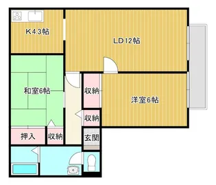 サンガーデン野洲【1階】の間取り