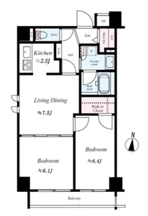 AXASFORT両国【2階】の間取り