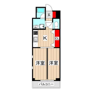 成増ハイツ【1階】の間取り