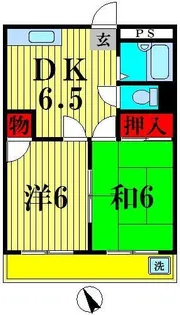 柳島共和ビル【3階】の間取り
