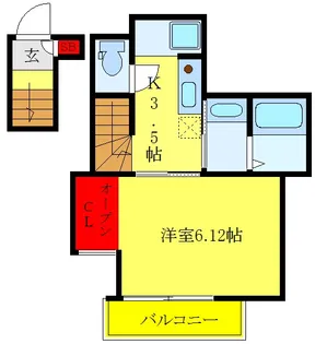 CASA COLLINE2【2階】の間取り
