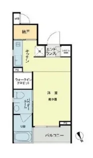 ベルファース新橋【5階】の間取り