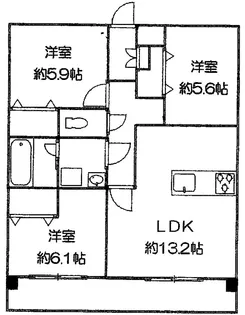 グランコード【3階】の間取り