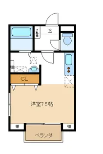 ベルリード【1階】の間取り