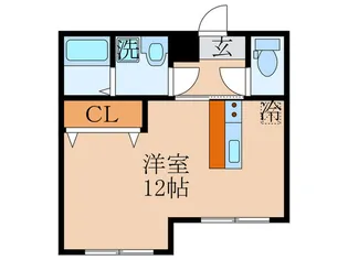 メゾン・ド・ラ・ロ-ズ【1階】の間取り