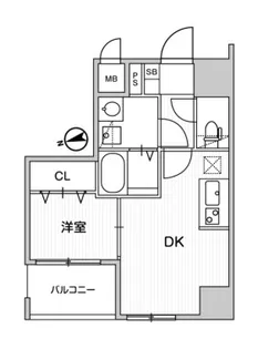 Weave Base OMORI【5階】の間取り