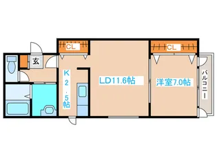 さわやかビル【2階】の間取り