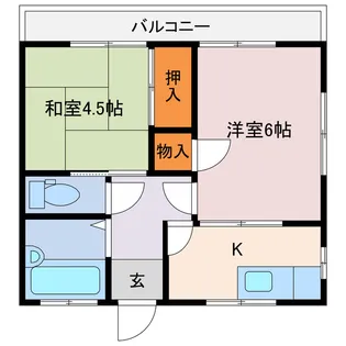 佐藤コーポ【2階】の間取り
