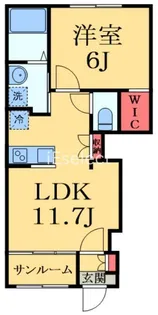 ソレイユ メイ【1階】の間取り