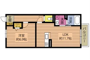 GOLD HIMEII【1階】の間取り