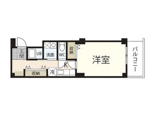 山田オフィスビル【3階】の間取り