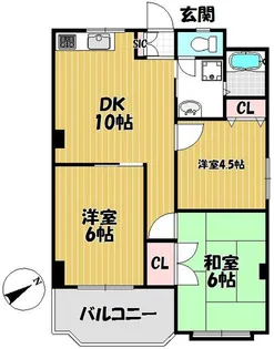 マルヨマンションIII【1階】の間取り