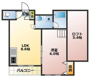 ルネ・丸美IV【1階】の間取り
