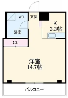 HATAYAアパートメント【1階】の間取り