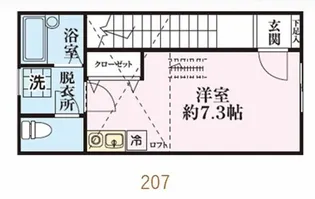 スカイレジデンス向島【2階】の間取り