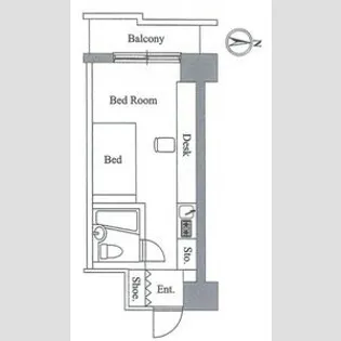 アレックス日乃本【5階】の間取り