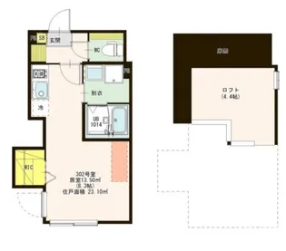 ハーモニーテラス神泉【3階】の間取り