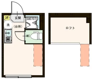 ハーモニーテラス根岸III【2階】の間取り